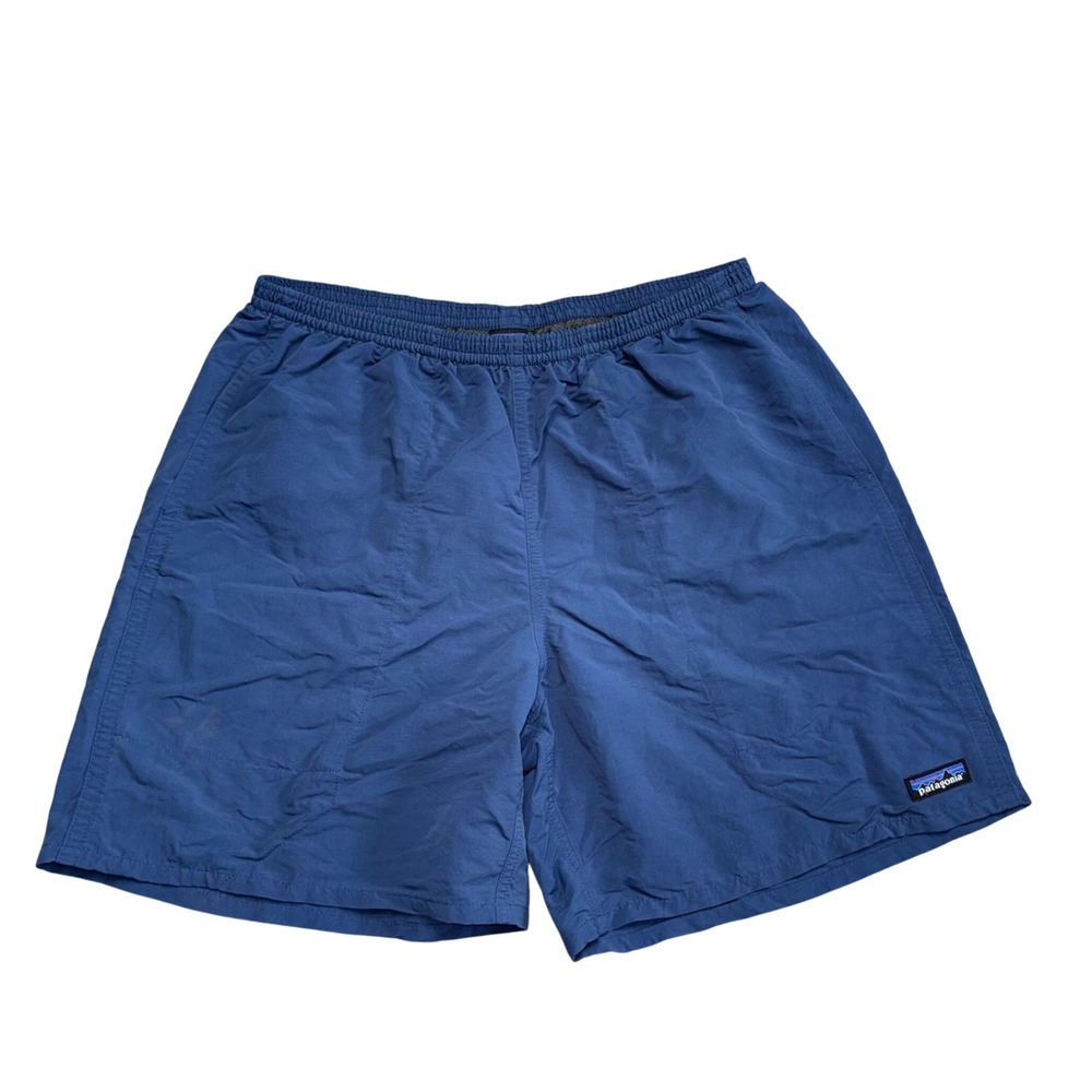 Patagonia Baggies Shorts Mens Large Blue Excellent 5 Inch Inseam Mesh Lined